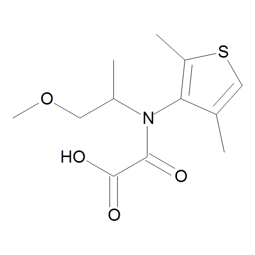 2-[(2,4-Dimethyl-3-thienyl)(2-methoxy-1-methylethyl)amino]-2-oxo-acetic acid