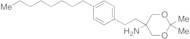 2,2-Dimethyl-5-[2-(4-octylphenyl)ethyl]-1,3-dioxan-5-amine