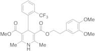 5-(3',4'-Dimethoxyphenylethyl)ethyl 3-Methyl-1,4-Dihydro-2,6-dimethyl-4-(2'-trifluoromethyl)phen...