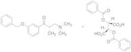 3-(Dimethylamino)-1-(3-benzyloxyphenyl)-2S-methyl-1-propanone Dibenzoyl Tartrate