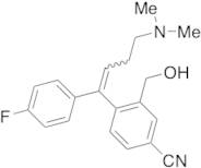 4-[4-(Dimethylamino)-1-(4-fluorophenyl)-1-buten-1-yl]-3-(hydroxymethyl)-benzonitrile (Citalopram Olefinic Impurity)