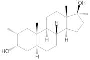 (2α,3α,5α,17β)-2,17-Dimethylandrostane-3,17-diol