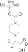 1,1-Dimethylethyl 4-(2-Hydroxyethyl)piperazine-1-carboxylate-d4