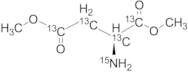 Dimethyl L-aspartate-13C4-15N