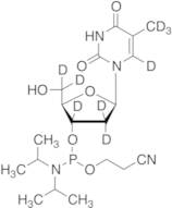 5-(4,4’-Dimethoxytrityl)-thymidine-d9-3-(cyanoethyl-N,N-diisopropyl) Phosphoramidite