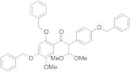 3,3-Dimethoxy-1-[5-methoxy-1,4-bis(phenylmethoxy)phenyl]-2-[4-(phenylmethoxy)phenyl]-1-propanone