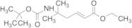 (E)-5-[[(1,1-Dimethylethoxy)carbonyl]amino]-5-methyl-2-hexenoic Acid Ethyl Ester