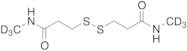 N,N’-Dimethyl-3,3’-dithiopropionamide-d6