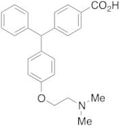 4-((4-(2-(Dimethylamino)ethoxy)phenyl)(phenyl)methyl)benzoic acid