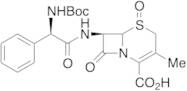 [2R-[2Alpha,6Alpha,7Beta(R*)]]-7-[[[[(1,1-Dimethylethoxy)carbonyl]amino]phenylacetyl]amino]-3-methylene-8-oxo-5-thia-1-azabicyclo[4.2.0]octane-2-carboxylic Acid 5-Oxide
