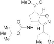 (3aR,4R,6S,6aS)-4-[[(1,1-Dimethylethoxy)carbonyl]amino]-3-(1-ethylpropyl)-3a,5,6,6a-tetrahydro-4H-cyclopent[d]isoxazole-6-carboxylic Acid Methyl Ester