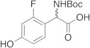 alpha-[[(1,1-Dimethylethoxy)carbonyl]amino]-2-fluoro-4-hydroxybenzeneacetic Acid