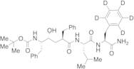N-[(2R,4R,5S)-5-[[(1,1-Dimethylethoxy)carbonyl]amino]-4-hydroxy-1-oxo-6-phenyl-2-(phenylmethyl)hexyl]-L-leucyl-L-phenylalaninamide-d5