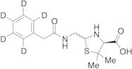 5,5-Dimethyl-2-[[(phenylacetyl)amino]methyl]-4-thiazolidinecarboxylic Acid-d5(Mixture of Diaster...