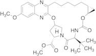 Methyl Des(cyclopropylsulfonyl)-2-ethenylcyclopropylamino-Grazoprevir Carboxylate