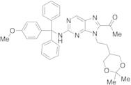 1-(9-(2-(2,2-Dimethyl-1,3-dioxan-5-yl)ethyl)-2-(((4-methoxyphenyl)diphenylmethyl)amino)-9H-purin-8…