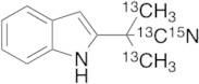 α,α-Dimethyl-1H-indole-2-acetonitrile-13C315N