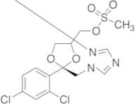 trans-[2-(2,4-Dichlorophenyl)-2-(1H-1,2,4-triazol-1-yl-methyl)-1,3-dioxolan-4-yl]methyl Methanesul…