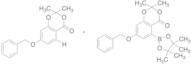 2,​2-​Dimethyl-​4-​oxo-​7-​(phenylmethoxy)​-​4H-​1,​3-​benzodioxin-​5-yl Ester and 5-pinacolatoboron ester mixture