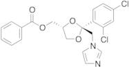 cis-2-(2,4-Dichlorophenyl)-2-(1H-imidazol-1-ylmethyl)-1,3-dioxolane-4-methanol Benzoate (Ester)