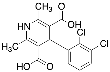4-​(2,​3-​Dichlorophenyl)​-​2,​6-​dimethyl-​1,​4-​dihydropyridine-​3,​5-​dicarboxylic Acid