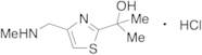 Alpha,Alpha-Dimethyl-4-[(methylamino)methyl]-2-thiazolemethanol Hydrochloride