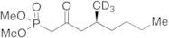 Dimethyl (4S)-4-Methyl-(2-oxooctyl)phosphonate-d3