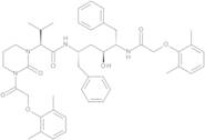 (AlphaS)-3-[2-(2,6-Dimethylphenoxy)acetyl]-N-[(1S,3S,4S)-4-[[2-(2,6-dimethylphenoxy)acetyl]amino]-3-hydroxy-5-phenyl-1-(phenylmethyl)pentyl]tetrahydro-Alpha-(1-methylethyl)-2-oxo-1(2H)-pyrimidineacetamide