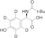 (R)-alpha-[(2,2-Dimethyl-1-oxopropyl)amino]-4-hydroxybenzeneacetic Acid-d4
