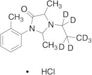 2,5-Dimethyl-3-(2-methylphenyl)-1-propylimidazolini-4-one-d7 Hydrochloride
