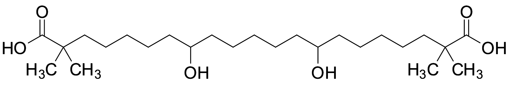 8,14-Dihydroxy-2,2,20,20-tetramethyl-heneicosanedioic Acid