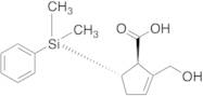 (1R,5S)-5-​(Dimethylphenylsilyl​)​-​2-​(hydroxymethyl)​-2-​cyclopentene-​1-​carboxylic Acid