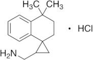 4',4'-Dimethyl-3',4'-dihydro-2'H-spiro[cyclopropane-1,1'-naphthalene]-2-ylmethanamine Hydrochloride