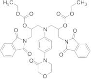 Diethyl (((4-(3-Oxomorpholino)phenyl)azanediyl)bis(1-(1,3-dioxoisoindolin-2-yl)propane-3,2-diyl)) dicarbonate