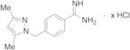 4-((3,5-Dimethyl-1H-pyrazol-1-yl)methyl)benzimidamide Hydrochloride (Unknown Salt)