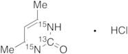 4,6-Dimethyl-2(1H)-pyrimidinone-13C,15N2 Hydrochloride