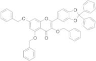 2-(2,2-Diphenyl-1,3-benzodioxol-5-yl)-3,5,7-tris(phenylmethoxy)-4H-1-benzopyran-4-one