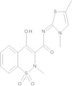 N-(3,5-Dimethyl-2(3H)-thiazolylidene)-4-hydroxy-2-methyl-2H-1,2-benzothiazine-3-carboxamide 1,1-Dioxide