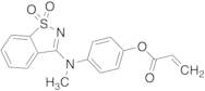 4-[(1,1-Dioxidobenzo[d]isothiazol-3-yl)(methyl)amino]phenyl Acrylate