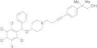 4-[4-(Diphenylmethoxy-d5)-1-piperidinyl]-1-[4-[(2-hydroxy-1,1-dimethyl)ethyl]phenyl]butyne