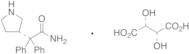 (S)-a,a-Diphenyl-3-pyrrolidineacetamide L-Tartrate