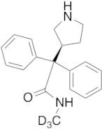 (S)-2,2-Diphenyl-2-pyrrolidin-3-yl)acetamide-d3