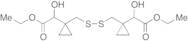 2,2'-((Disulfanediylbis(methylene))bis(cyclopropane-1,1-diyl))bis(2-hydroxyacetic Acid) Diethyl Es…