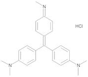 4-​{[4-​(Dimethylamino)​phenyl]​[4-​(methylimino)​cyclohexa-​2,​5-​dien-​1-​ylidene]​methyl}​-​N,​N-​dimethylaniline Hydrochloride (Technical Grade)