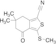 6,6-Dimethyl-3-(Methylthio)-4-Oxo-4,5,6,7-Tetrahydrobenzo[C]Thiophene-1-Carbonitrile