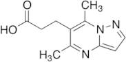 3-{5,7-Dimethylpyrazolo[1,5-a]pyrimidin-6-yl}propanoic Acid