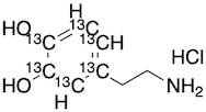 2-(3,4-Dihydroxyphenyl-13C6)ethylamine HCl