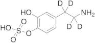 Dopamine 4-O-Sulfate-d4