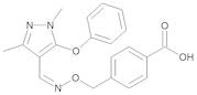 (Z)-4-[(1,3-Dimethyl-5-phenoxy-1H-pyrazol-4-yl)methylene]4-amino]oxy]methyl]-benzoic acid