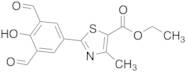 2-​(3,​5-​Diformyl-​4-​hydroxyphenyl)​-​4-​methyl-5-​thiazolecarboxylic acid Ethyl Ester